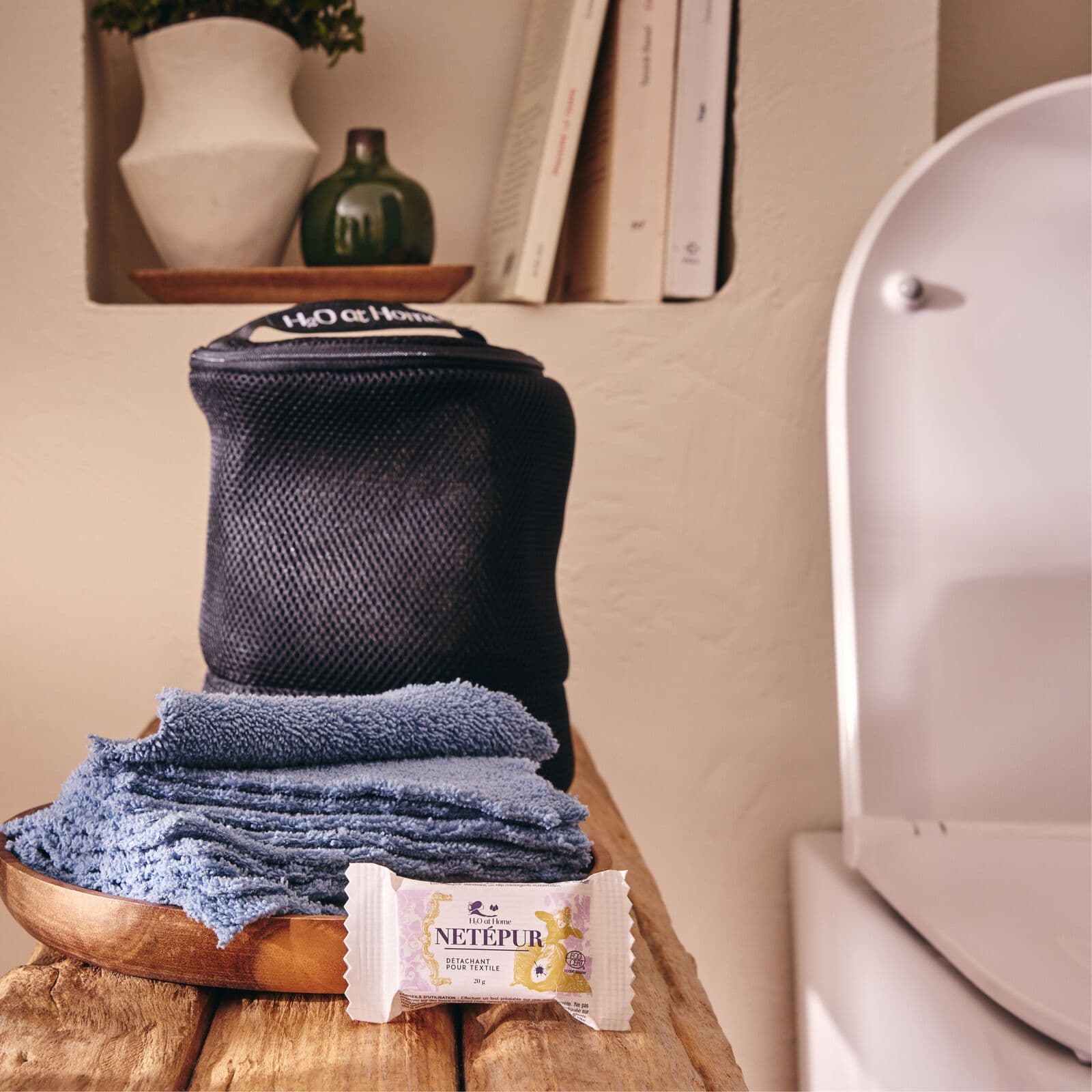 Photo du Kit Lingettes Lavable H2O at Home