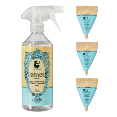 Product Multi-oppervlakken Ontsmettingsmiddel - spray + 3 navullingen Afbeelding