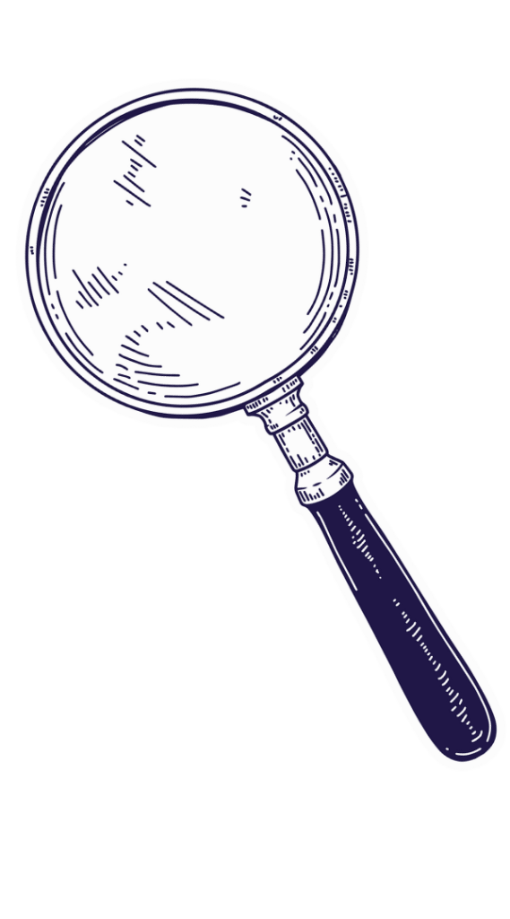 illustration loupe style baroque