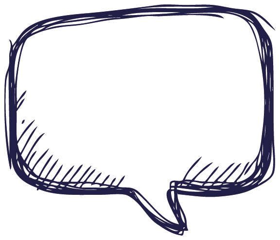 Illustration style baroque d'une bulle de message