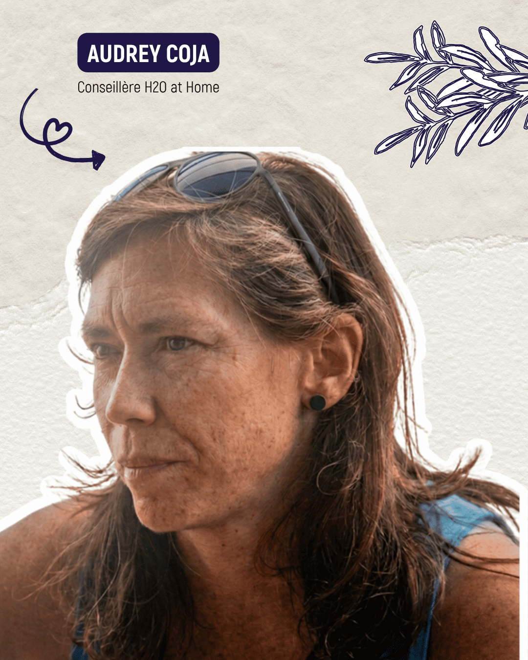 Portrait d’Audrey Coja, conseillère H2O at Home, spécialisée dans les solutions et produits d’entretien pour la maison.