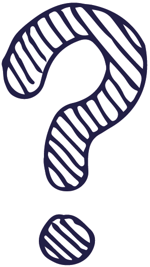 Illustration style baroque d'un point d'interrogation